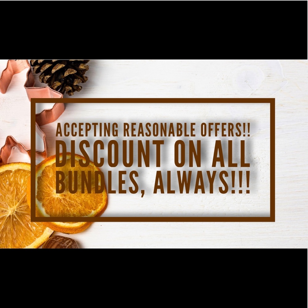 Reasonable offers welcome